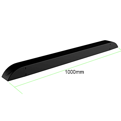  Soporte Estructural para  Videowall con motaje en Piso | Perfil Rectangular  de 1m|  Diámetro de los orificios 20 mm  Post Support 76.5 mm |Incluye Herramientas Allen| 4 Agujeros Pasantes M8