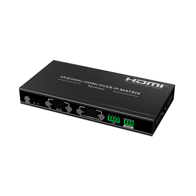  Receptor | Extensor de matriz HDMI sobre IP IG de 4K60 Hz con videowall