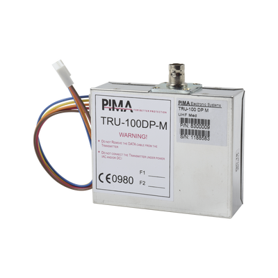 Comunicador Radio UHF para paneles de Alarma hasta 30Kms de Alcance. Frecuencia de 435 - 470 MHz. Compatible con Paneles de Alarma Serie Hunter e interfaces SAT9PID y SAT8. Potencia de 2.5W.