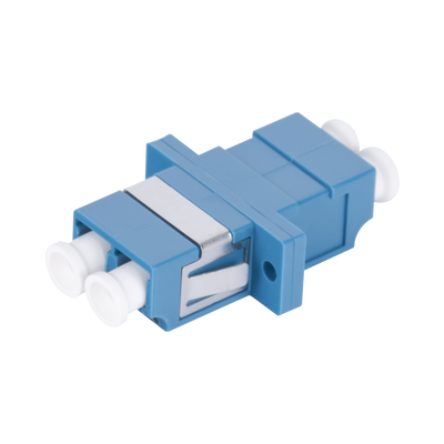 Módulo Acoplador de Fibra Óptica Duplex LC/UPC a LC/UPC Compatible con Fibra Monomodo