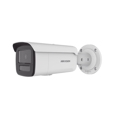[Dual Light + 2 Micrófonos Integrados] Bala IP 4 Megapixel / Lente 2.8 mm / 80 mts IR + 80 mts Luz Blanca / ACUSENSE / Exterior IP67 / IK10 / WDR 120 dB / PoE / Micro SD  / ACUSEARCH