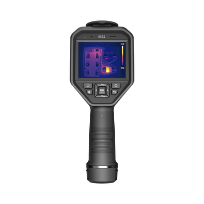 M31 - Cámara Termográfica Portátil Dual / Lente Térmico 9.7 mm (384 x 288) / Lente Óptico (8 Megapixel) / WiFi / IP54 / Ranura MicroSD hasta 64 Gb  / Hasta 5 Horas de Funcionamiento Continuo