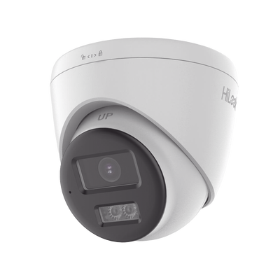 [Audio Bidireccional + Dual Light + ColorVu] Turret TURBOHD 2 Megapixel (1080p) / Lente 2.8 mm / 40 mts IR EXIR + 40 mts Luz Blanca / Micrófono y Bocina Integrado / Exterior IP67 / dWDR