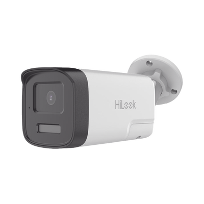 [Audio Bidireccional + Dual Light + ColorVu] Bala TURBOHD 2 Megapixel (1080p) / Lente 3.6 mm / 40 mts IR EXIR + 40 mts Luz Blanca / Micrófono y Bocina Integrado / Exterior IP67 / dWDR