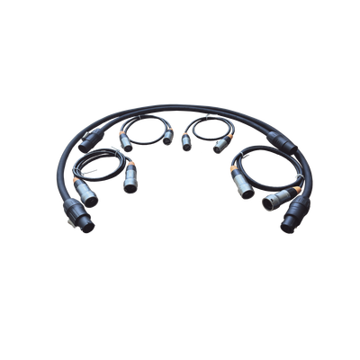 Kit de Cables de Interconexión para Paneles LED de Exterior / Datos y Corriente / Compatible con Familia CD-1AAB y CD-2APA