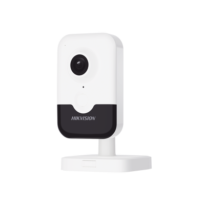 Cubo IP de 2 Megapixel / Lente 2.8 mm / WiFi / H.265+ / 10 mts IR EXIR / Micrófono y Bocina Integrada (Audio de Dos Vías) / ACUSENSE Lite / Interior / Se Conecta Directo a la App Hik-Connect / Micro SD / dWDR / PoE