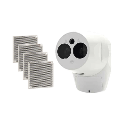 Detector Lineal De Humo Motorizado, Alcance Hasta 120m, Alineación Automatica, Por Haz Reflejado, Convencional, Compatible Con Todos Los Paneles De Detección De Incendio (0200-11650)