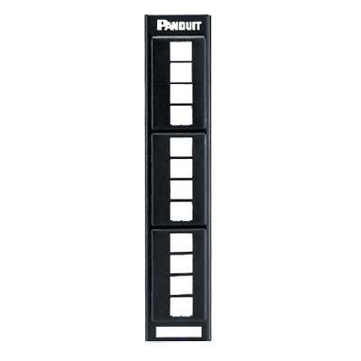 Panel de Parcheo Modular Keystone (Sin Conectores), de Montaje en Pared Usando Accesorio Wb89d, 12 Puertos