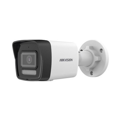 [Dual Light] Bala IP 8 Megapixel (4K) / Lente 2.8 mm / 30 mts IR + 30 mts Luz Blanca / Micrófono Integrado / ACUSENSE Lite / Exterior IP67 / H.265 / PoE  / Micro SD