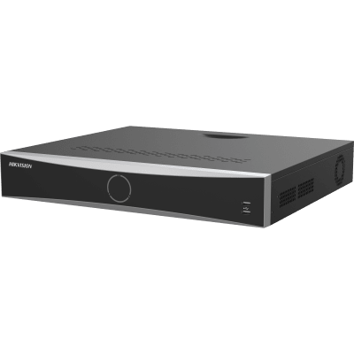 [Acusearch] NVR 12 Megapixel (4K) / 32 canales IP / AcuSense (Evita Falsas Alarmas) / Reconocimiento Facial / 4 Bahías de Disco Duro /  HDMI en 4K / Alarmas I/O