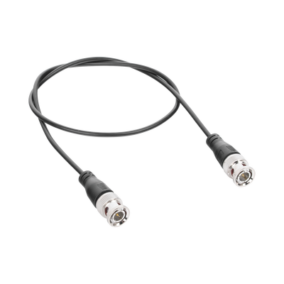Cable Coaxial Armado con Conector BNC (Video) / Longitud de 2.2 Metros (7.22 Pies) / Optimizado para Cámaras 4K / Uso en Interior