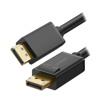 Cable DisplayPort 1.2 Macho a Macho | Longitud 1.50 Metros (4.92 Pies) | Versión DP1.2 | Soporta 4K@60Hz; 2K@144Hz | Soporta 3D | Color Profundo de 8 y 10 Bits | Blindaje Interno Múltiple | Cobre Estañado 28AWG | Botón de Liberación