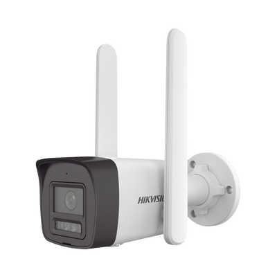 [Dual Light + 4G] Bala IP 4 Megapixel / Lente 2.8 mm / 30 mts IR + 30 mts Luz Blanca / Micrófono Integrado / ACUSENSE Lite / Exterior IP67 / H.265 / Micro SD