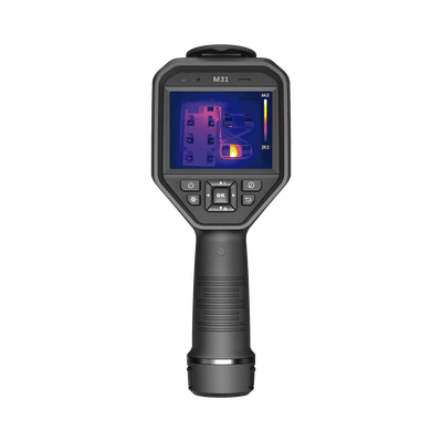 M31 - Cámara Termográfica Portátil Dual / Lente Térmico 9.7 mm (384 x 288) / Lente Óptico (8 Megapixel) / WiFi / IP54 / Ranura MicroSD hasta 64 Gb  / Hasta 5 Horas de Funcionamiento Continuo