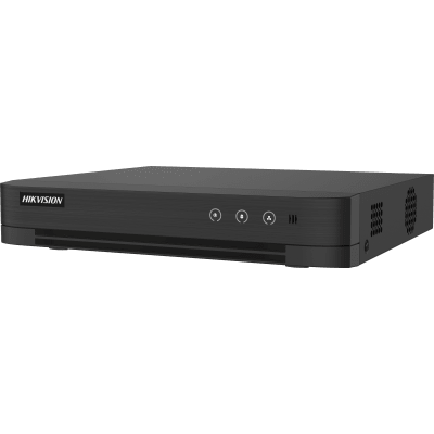 DVR 8 Canales TURBOHD + 8 Canales IP / 8 Megapixel (4K) / Audio Bidireccional / ACUSENSE / 1 Bahía de Disco Duro / Salida de Video en Full HD / H.265+