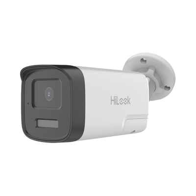 [Audio Bidireccional + Dual Light + ColorVu] Bala TURBOHD 2 Megapixel (1080p) / Lente 3.6 mm / 40 mts IR EXIR + 40 mts Luz Blanca / Micrófono y Bocina Integrado / Exterior IP67 / dWDR