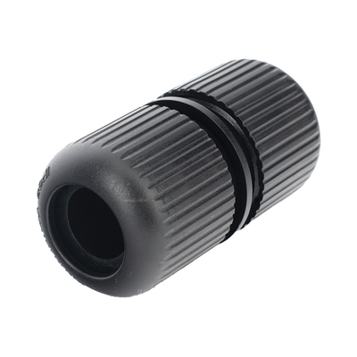 Protector para Exterior IP68 / Adaptador para el Conector Tipo Plug (12 Vcc) en Cámaras Epcom / Color Negro / Hikvision / Hilook