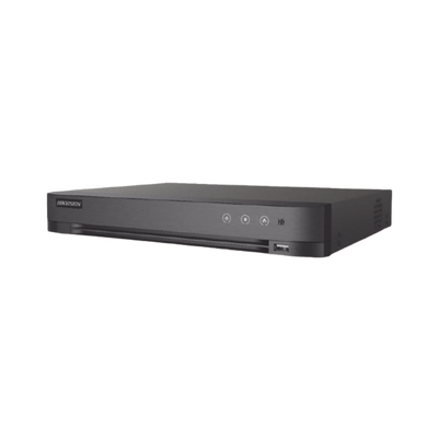 DVR 16 Canales TURBOHD + 8 Canales IP / 5 Megapixel Lite - 3K Lite / Audio de Dos Vías por Coaxitron / Reconocimiento Facial / ACUSENSE (Evita falsas alarmas) / 1 Bahía de Disco Duro / Salida de Video en Full HD