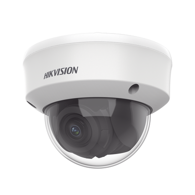 Domo TURBOHD 2 Megapixel (1080p) / Lente Varifical 2.7 a 13.5 mm / 40 mts IR EXIR / Exterior IP67 / IK10 / dWDR / Ultra Baja Iluminación / 12 Vcc