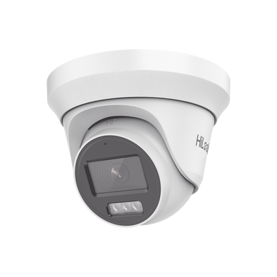 [Audio Bidireccional + Dual Light + ColorVu] Turret TURBOHD 3K / 5 Megapixel / Lente 2.8 mm / 40 mts IR EXIR + 40 mts Luz Blanca / Micrófono y Bocina Integrado / Exterior IP67 / dWD