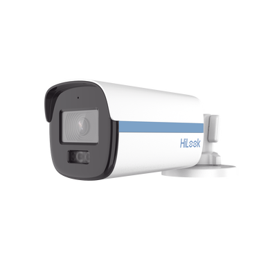 [Dual Light + ColorVu] Bala TURBOHD 3K / 5 Megapixel / Lente 3.6 mm / Audio por Coaxitron / 40 mts IR + 40 mts Luz Blanca / Exterior IP67 / Metal / dWDR