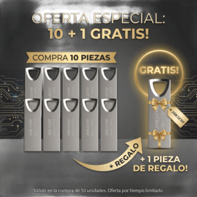 Memoria USB / 64 GB / USB 2.0 / Lectura 80 MB/s / Cuerpo Metálico 5.2 g / 38 mm
