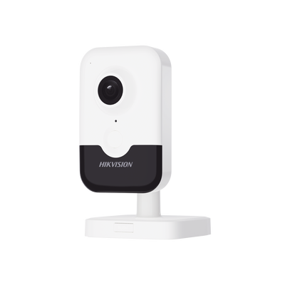 Cubo IP de 2 Megapixel / Lente 2.8 mm / WiFi / H.265+ / 10 mts IR EXIR / Micrófono y Bocina Integrada (Audio de Dos Vías) / ACUSENSE Lite / Interior / Se Conecta Directo a la App Hik-Connect / Micro SD / dWDR / PoE