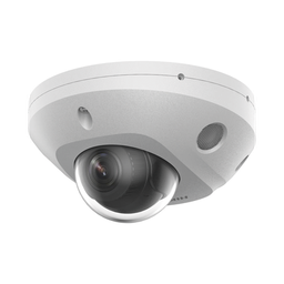 [Dual Light + 2 Micrófonos Integrados] Mini Domo IP 4 Megapixel / Lente 2.8 mm / 30 mts Luz Blanca + 30 mts IR / ACUSENSE / Exterior IP67 / IK08 /  WDR 120 dB / PoE / ONVIF / MicroSD / ACUSEARCH