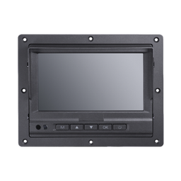 Monitor y Botones de 7" LCD / Compatible con DVR Móvil HIKVISION / Conector Tipo Aviación
