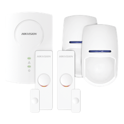 KIT Sensores Inalámbricos AX HUB / 1 Expansor de 8 Zonas Inalámbricas / 2 Contactos Magnéticos / 2 Sensores PIR para Interior / Compatible con panel AX HUB y Híbrido DS-PHA64-W4P2