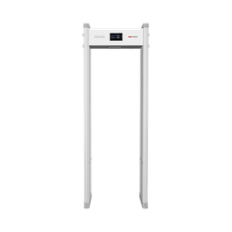 Arco Detector de Metales de 12 Zonas con Pantalla LCD de 7" / Conteo de Personas y Alarmas / Ajuste de Sensibilidad e Interferencias