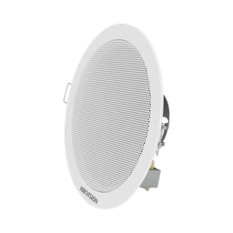 Altavoz Montaje en Plafón / 6 Watts / 100 V / Rejilla de Metal / Color Blanco / Uso Interior