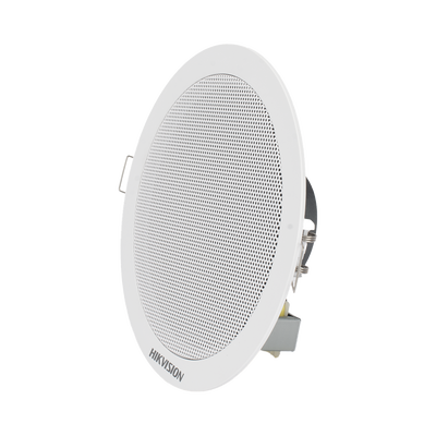 Altavoz Montaje en Plafón / 6 Watts / 100 V / Rejilla de Metal / Color Blanco / Uso Interior